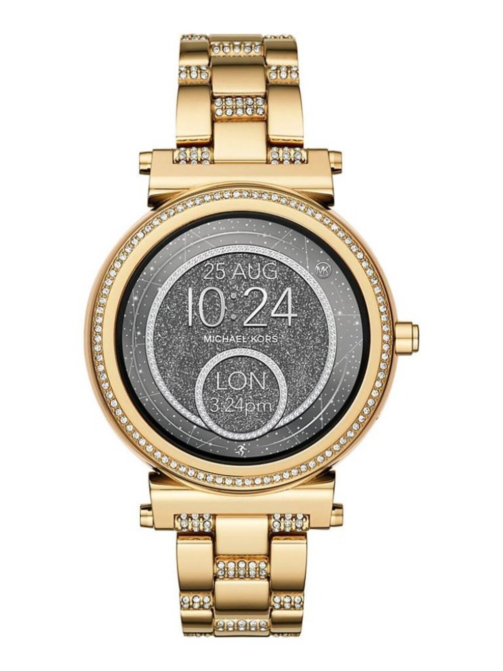 Michael Kors Sofie Pave Gold Tone Smartwatch